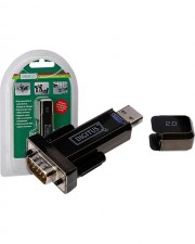 DIGITUS Serieller Adapter USB zu RS-232 - Einfacher Anschluss von seriellen Gerten ber einen USB-Port