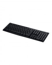 Logitech Wireless Keyboard K270 Tastatur drahtlos 2,4 GHz Empfnger Deutsch Schwarz