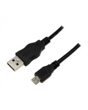 LogiLink USB-Kabel USB Typ A 4-polig M 5-polig Micro-USB B M 1.8 m USB/USB 2.0 Schwarz