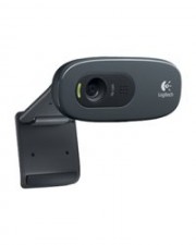 Logitech HD Webcam C270 Farbe 1280 x 720 Audio USB 2.0 Schwarz (960-001063)