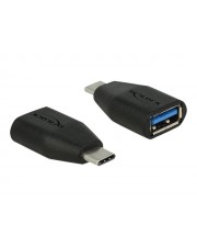 Delock USB-Adapter USB Type C M bis 9-polig Typ A W Schwarz