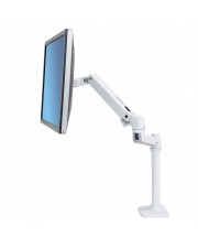Ergotron LX Desk Mount Monitor Arm Tall Pole Tischhalterung fr Aluminium Stahl wei Bildschirmgre: bis zu 81,3 cm 32 Zoll