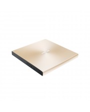 ASUS ZenDrive U9M DVDRW Gold Optisches Laufwerk CD/DVD 140/160 ms USB 2.0 142.5 x 135.5 x 13.9 mm 245 g gold