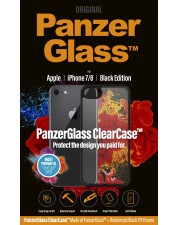PanzerGlass Cover Apple iPhone 7/8 11,9 cm 4.7 Zoll Schwarz Transparent 11.938 4.7" TPU ClearCase + tempered Glass (0227)