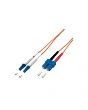 Digital Data Communications Equip Patch-Kabel LC Multi-Mode M bis SC multi-mode M 1 m Glasfaser 62,5/125 Mikrometer orange