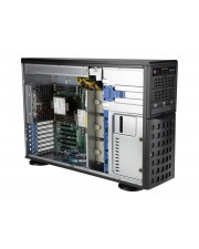 Supermicro Mainstream SuperServer 740P-TR Server Tower 4U zweiweg keine CPU RAM 0 GB SATA Hot-Swap 8,9 cm 3.5" Schacht/Schchte HDD AST2600 GigE kein Betriebssystem Monitor: keiner Schwarz (SYS-740P-TR)