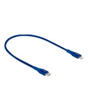 Delock Daten- und Ladekabel USB Type-C zu Lightning fr iPhone iPad iPod blau 0.5 Digital/Daten m