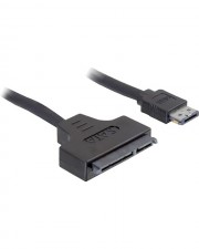 Delock Power Over eSATA-Kabel 11-polig USB/eSATA SATA-Anschluss 22 Pin 50 cm (84402)