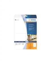 HERMA Special Extra starke selbstklebende matte Papieretiketten wei 105 x 148 mm 100 Etiketten 25 Bogen x 4