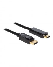 Delock Video- / Audiokabel DisplayPort / HDMI 20-poliger M 19-polig M 2 m 1.3