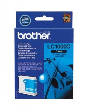 Brother Original Tintenpatrone Druckerpatrone 400 Seiten Cyan (LC1000C)