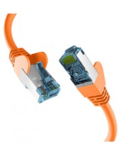 M-CAB CAT7 ORANGE 0.5M RAW CAB RJ45 Netzwerk Telefon CAT 7 cable/RJ45 plug SFTP 0,5 m low-smoke zero-halogen (EC020200220)