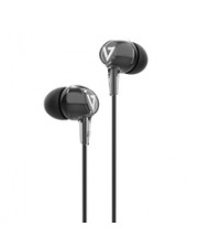V7 STEREO EARBUDS W/INLINE MIC 3.5MM 1.2M CABLE BLACK Headset (HA220)