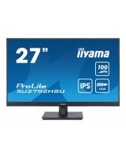 iiyama ProLite LED-Monitor 68,6 cm 27" 1920 x 1080 Full HD 1080p @ 100 Hz IPS 250 cd/m 1300:1 0,4 ms HDMI DisplayPort Lautsprecher mattschwarz (XU2792HSU-B6)
