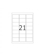 HERMA Special Wiederverwendbare selbstklebende matte Adressetiketten aus Papier wei 63.5 x 38.1 mm 2100 Etiketten 100 Bogen x 21
