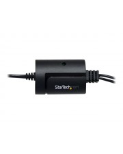 StarTech.com 2 Port FTDI USB auf Seriell RS232 Adapter zu RS-232 Kabel Serieller x 2 Schwarz