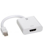 V7 Video- / Audio-Adapter Mini DisplayPort M bis HDMI W 17 cm wei fr Apple MacBook Air Pro (CBL-MH1WHT-5E)