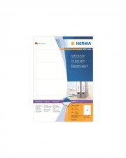 HERMA Special Permanent selbstklebende matte lichtundurchlssige Aktenetiketten aus Papier wei 192 x 59 mm 400 Etiketten 100 Bogen x 4