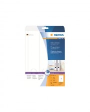 HERMA Special Permanent selbstklebende matte beschichtete Aktenetiketten aus Papier wei 61 x 297 mm 90 g/m2 75 Etiketten 25 Bogen x 3 (4831)