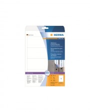 HERMA Special Selbstklebende entfernbare matte lichtdichte Aktenordneretiketten aus Papier wei 192 x 59 mm 100 Etiketten 25 Bogen x 4