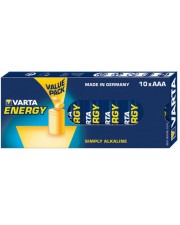 Varta Energy 4103 Batterie 10 x AAA-Typ Alkalisch Alkaline Batteries 1.5V LR03 Micro MN2400 Ministilo