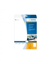 HERMA Special Hochglnzende permanent selbstklebende Papieretiketten wei A4 210 x 297 mm 25 Etiketten