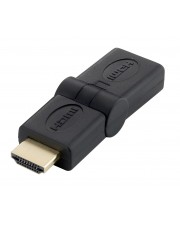 Digital Data Communications HDMI A M A F Schwarz Adapter 45 Foldable M/F black