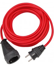 Brennenstuhl 10m H05VV-F 3G1,5 Kabel Verlngerungskabel 10 m Rot Qualitts-Kunststoff-Verlngerungskabel rot (1167460)