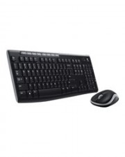 Logitech MK270 Kabelloses Set mit Tastatur und Maus fr Windows, US QWERTY-Layout - Schwarz
