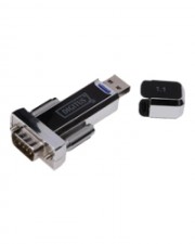 DIGITUS Serieller Adapter USB RS-232 einfacher Anschluss von seriellen Gerten ber einen USB-Port (DA-70155-1)