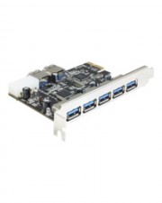 Delock PCI Express Card > 5 x external + 2 x internal USB 3.0 USB-Adapter PCIe x 7 (89355)