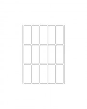 HERMA Movables Selbstklebende wiederablsbare Etiketten matt wei 20 x 50 mm 480 32 Bogen x 15