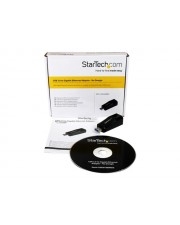 StarTech.com USB 3.0 auf Gigabit Ethernet Lan Adapter Netzwerkadapter Schwarz (USB31000NDS)