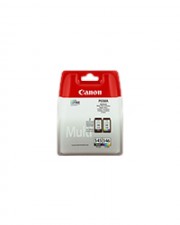 Canon PG-545 / CL-546 Multipack 2er-Pack Schwarz Farbe Cyan Magenta Gelb Original Tintenpatrone 180 Seiten (8287B005)