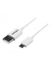 StarTech.com 0.5m White Micro USB Cable A to B USB-Kabel 5-polig Micro-USB Typ B M bis M 0.5 m geformt wei (USBPAUB50CMW)