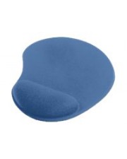 Ednet Mauspad mit Handgelenkpolsterkissen Blau (64218)