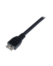 StarTech.com 1m Certified SuperSpeed USB 3.0 A to Micro B Cable M/M USB-Kabel Micro-USB Type B M bis M 1 m Schwarz (USB3CAUB1M)