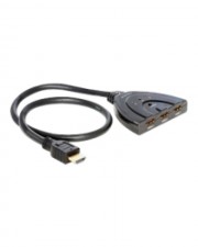 Delock HDMI 3 - 1 Switch bidirectional - Video-/Audio-Splitter