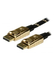 ROLINE Gold DisplayPort-Kabel DisplayPort M bis M 1 m Schwarz