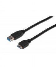 Digitus Assmann USB-Kabel - 9-polig USB Typ A (M) - 10-polig Micro-USB Typ B (M) (AK-300117-005-S)