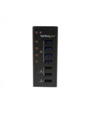 StarTech.com 4 Port USB 3.0 Hub plus 3 Ladeanschlsse 2x 1A & 1x 2A Metallgehuse 4 x SuperSpeed