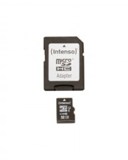 Intenso Premium Flash-Speicherkarte microSDHC/SD-Adapter inbegriffen 32 GB UHS Class 1 / Class10 microSDHC UHS-I