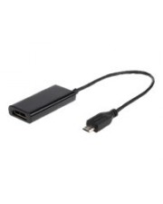 Gembird Cablexpert Video- / Audio-Adapter MHL / HDMI 11-polig Micro-USB M bis Mikro-USB Typ B nur Strom W 16 cm