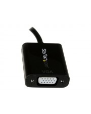 StarTech.com DisplayPort auf VGA Video Adapter / Konverter mit bis zu 1920x1200 Stecker/Buchse Display-Adapter HD-15 W M 10 cm aktiv Schwarz (DP2VGA3)