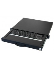 Aixcase USB US Englisch Schwarz Tastatur 2 m