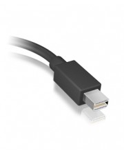 ICY BOX Videoanschlu DisplayPort / HDMI W bis Mini M 14,5 cm Schwarz 4K Untersttzung (IB-AC506)