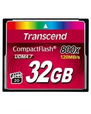 Transcend Flash-Speicherkarte 32 GB 800x CompactFlash (TS32GCF800)