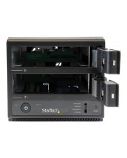 StarTech.com USB 3.0 / eSATA Dual Bay Festplattengehuse mit UASP fr SATA III Festplatten Festplatten-Array 2 Schchte SATA-600 x 0 6Gb/s extern (S352BU33RER)