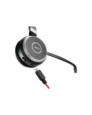Jabra GN Netcom Evolve 65 UC Stereo Headset On-Ear Bluetooth mit Jabra LINK 360 Adapter