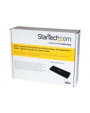 StarTech.com Universal USB 3.0 Laptop Docking Station w/ 4K DisplayPort GigE (USB3DOCKHDPC)